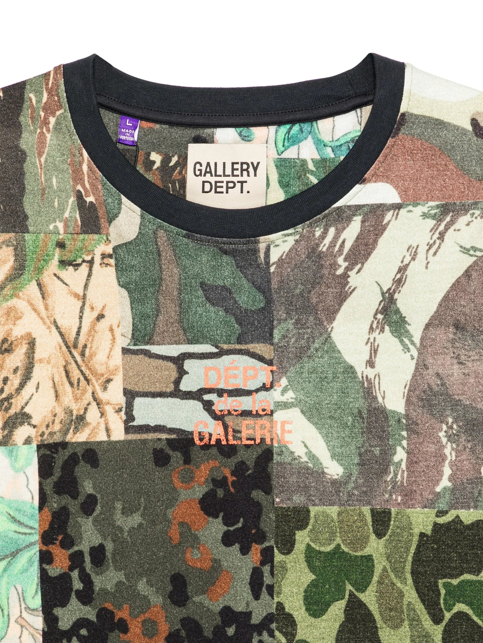 Gallery DEPT. mixed - patchwork camouflage T - shirt