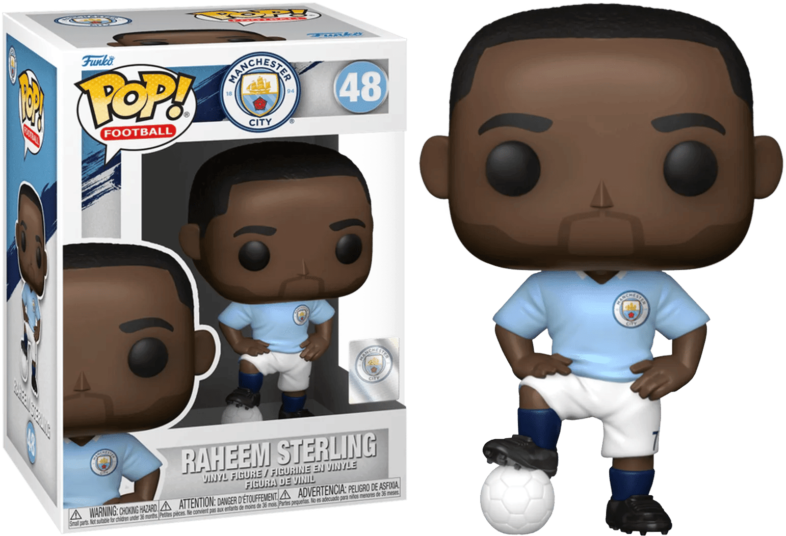Funko Football: Manchester City - Raheem Sterling Pop! Vinyl
