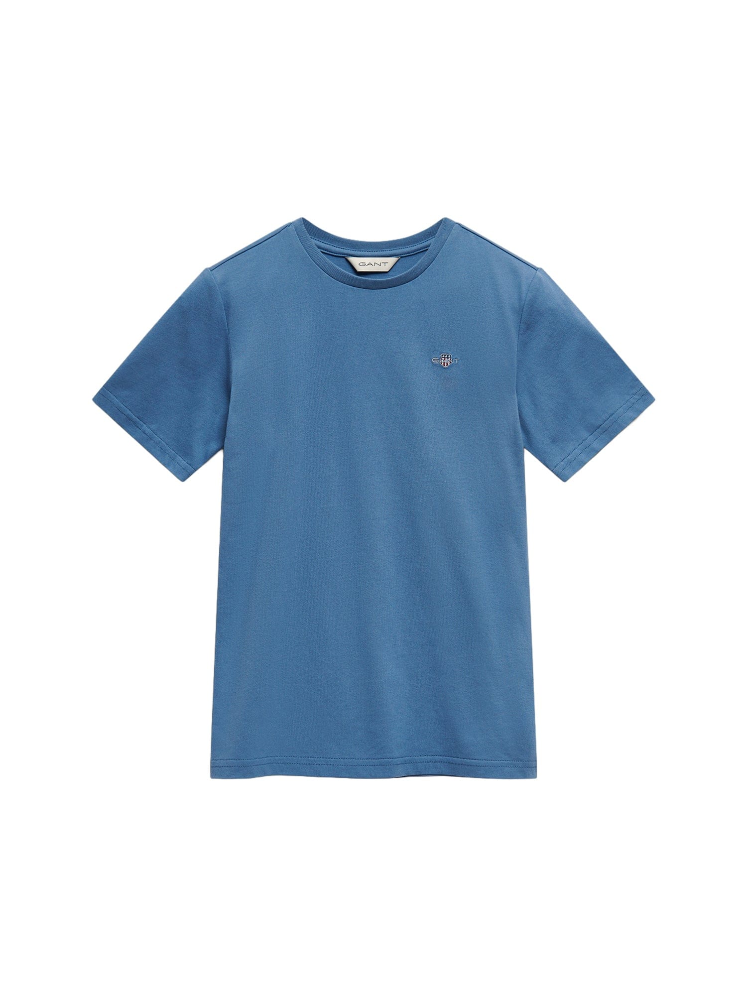 GANT Kids' Shield Short Sleeve T - Shirt Blue