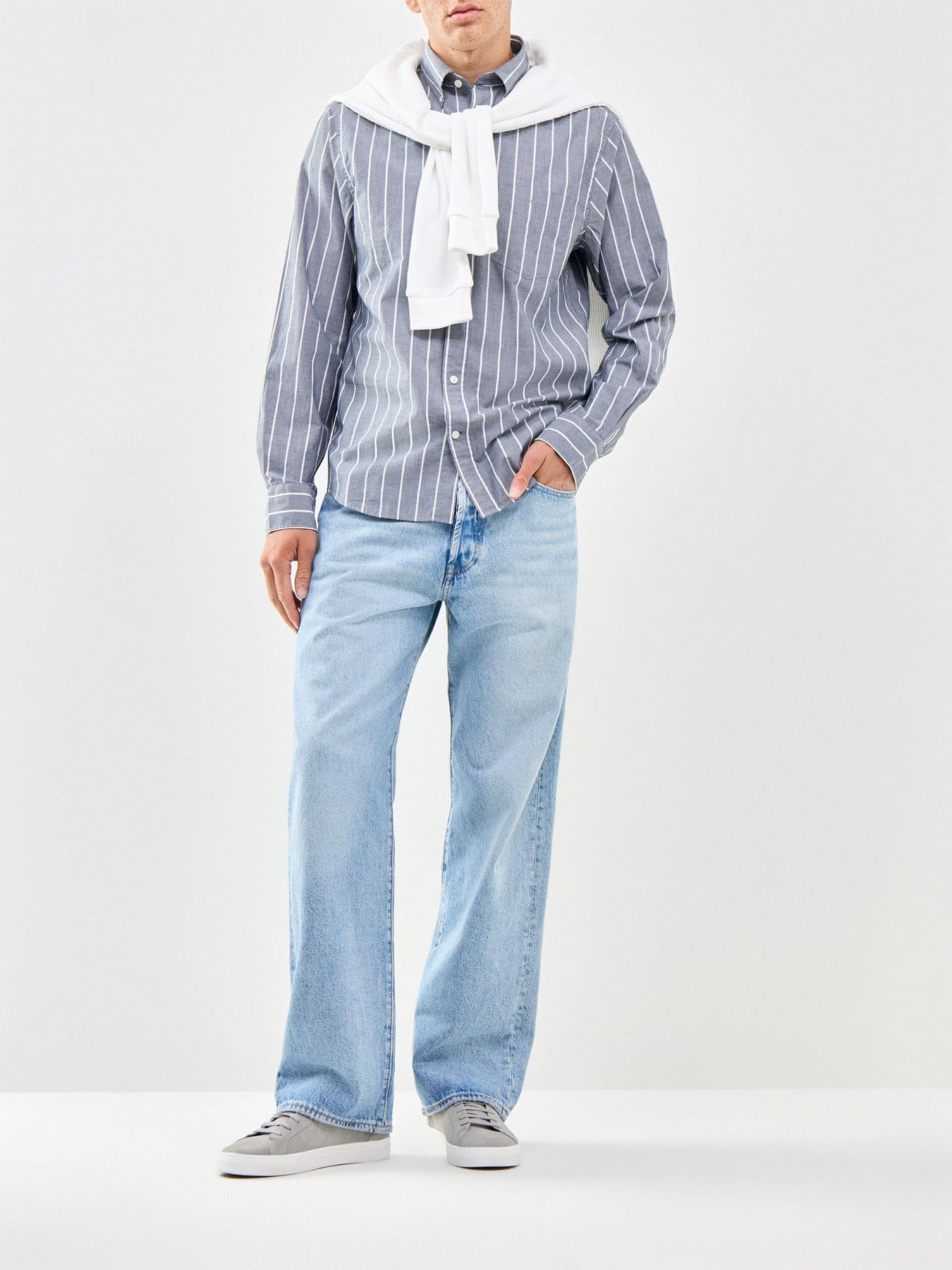 GANT Poplin Melange Stripe Shirt