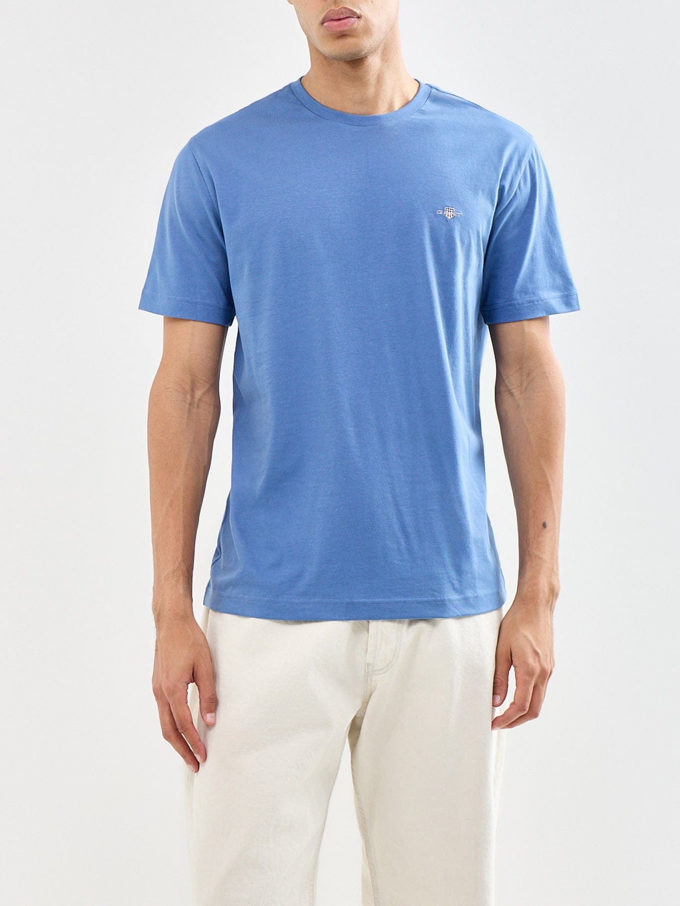 GANT Shield Cotton T - Shirt Blue