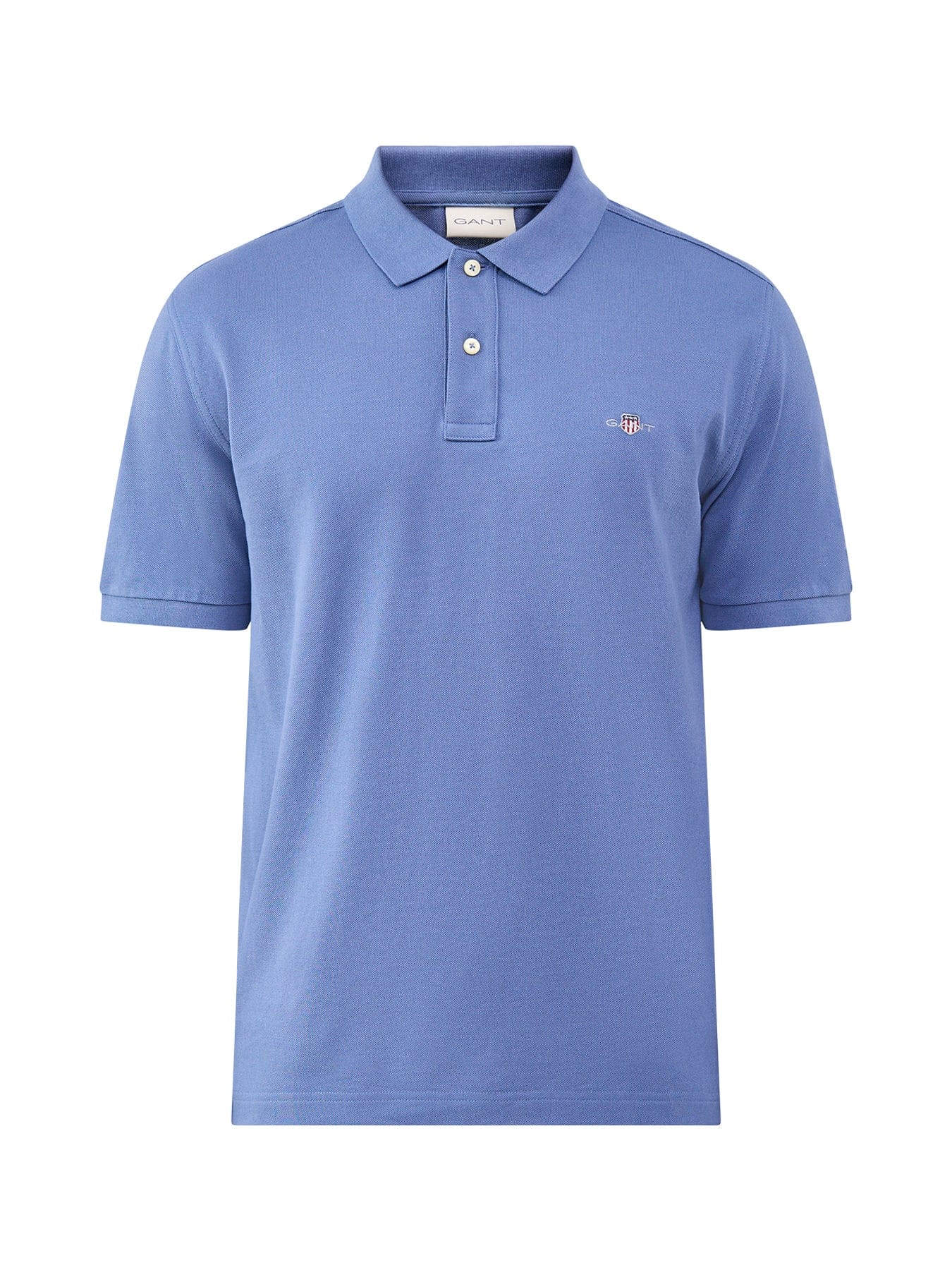 GANT Shield Pique Polo Shirt Blue
