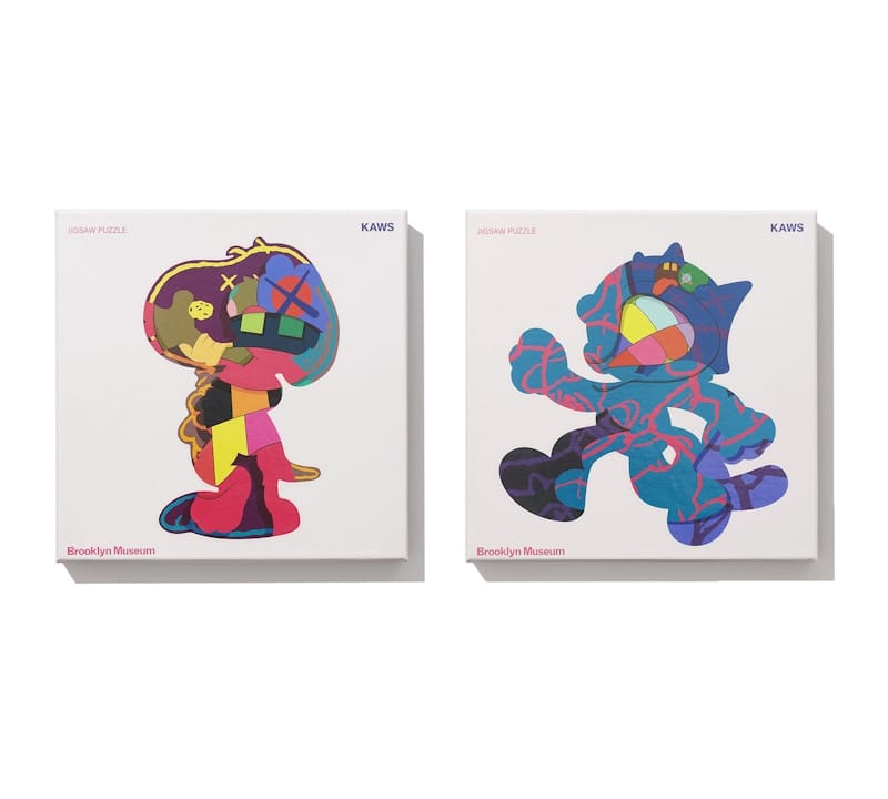 KAWS Brooklyn Museum Isolation Tower & Ankle Bracelet Jigsaw Puzzle Set (1,000 Pieces Each)