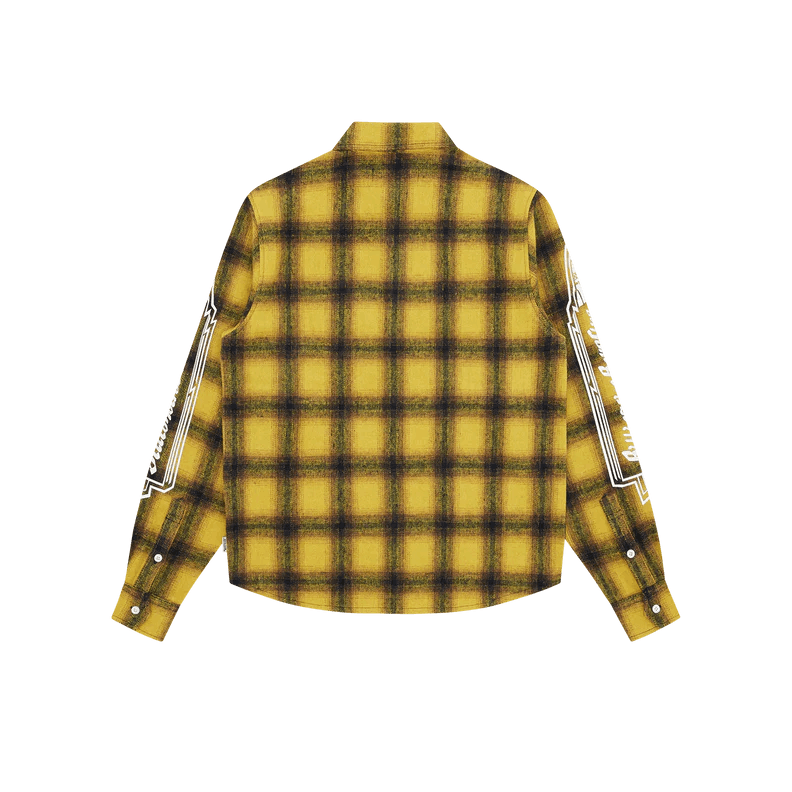 Billionaire Boys Club Check L/s Shirt Yellow