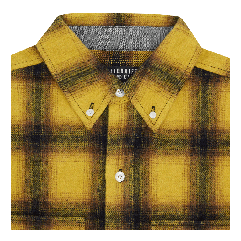Billionaire Boys Club Check L/s Shirt Yellow