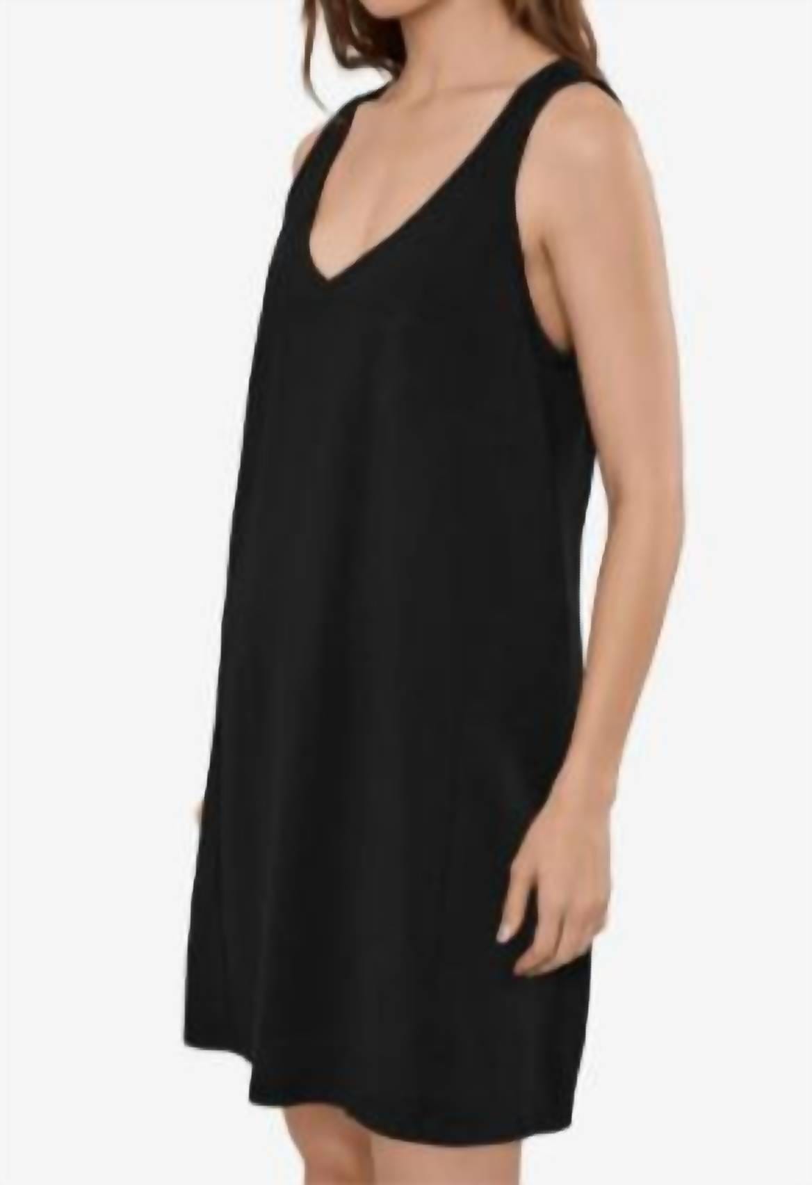 Camilla Tokyo Jersey Scoop Tank Dress In Black