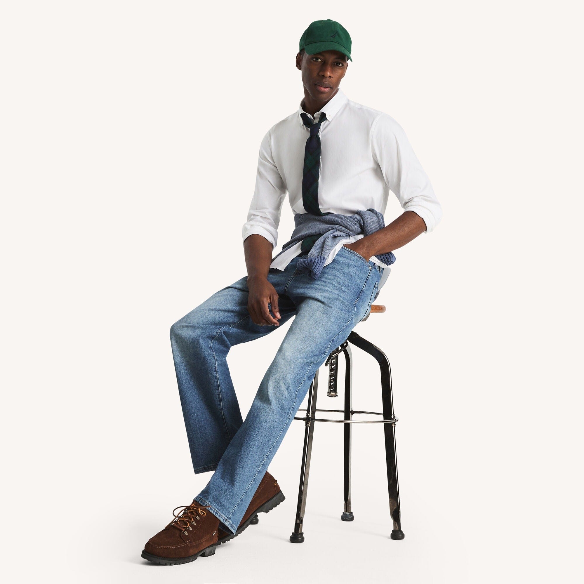Nautica Mens Classic Fit Twill Shirt