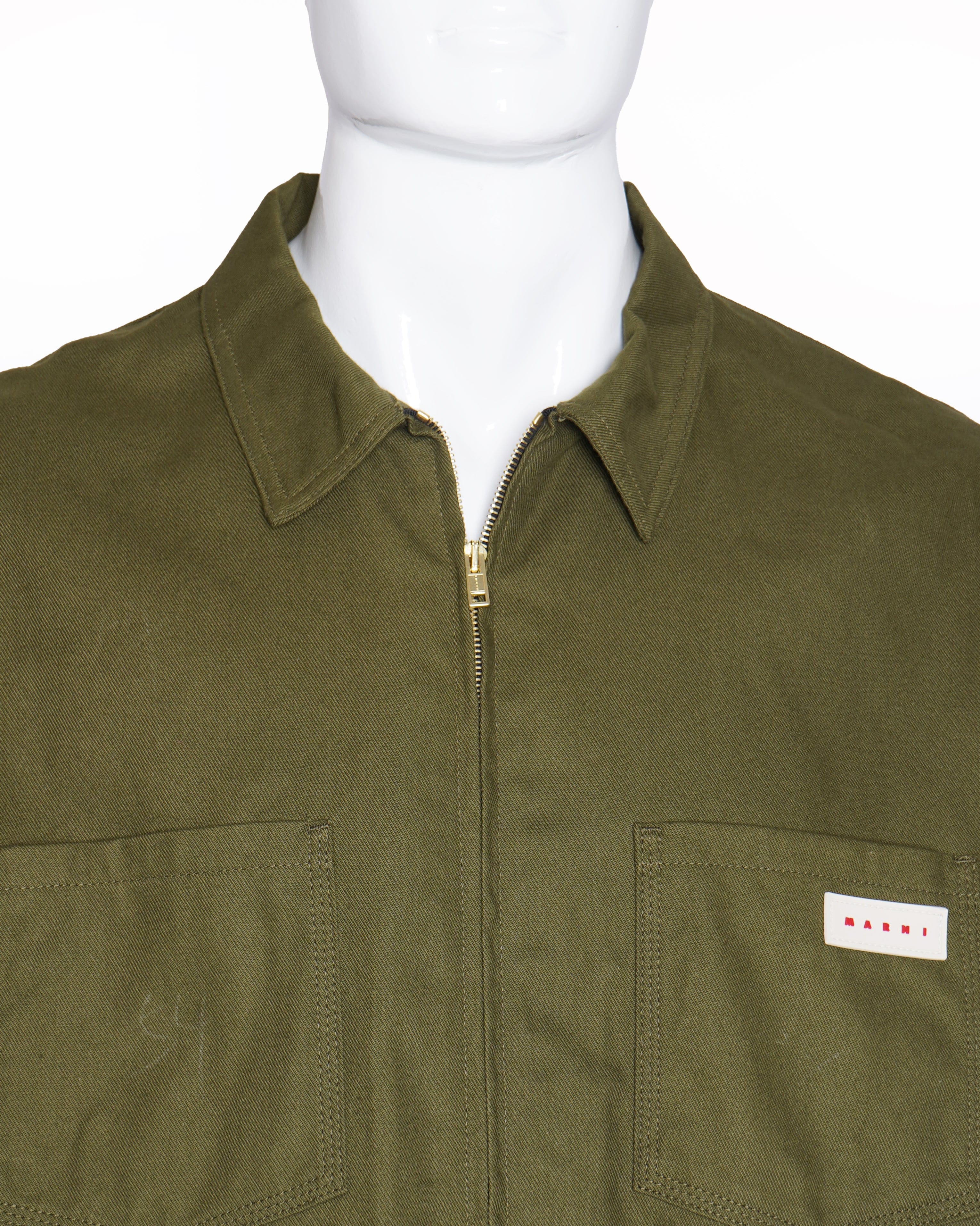 Marni Olive Green zipper jacket
