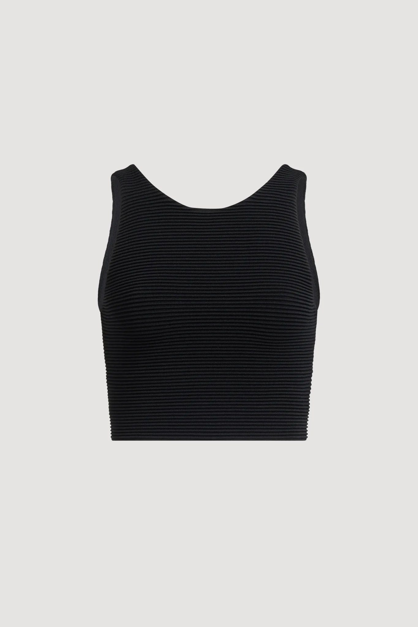 Aje Agave Sleeveless Knit Top In Black