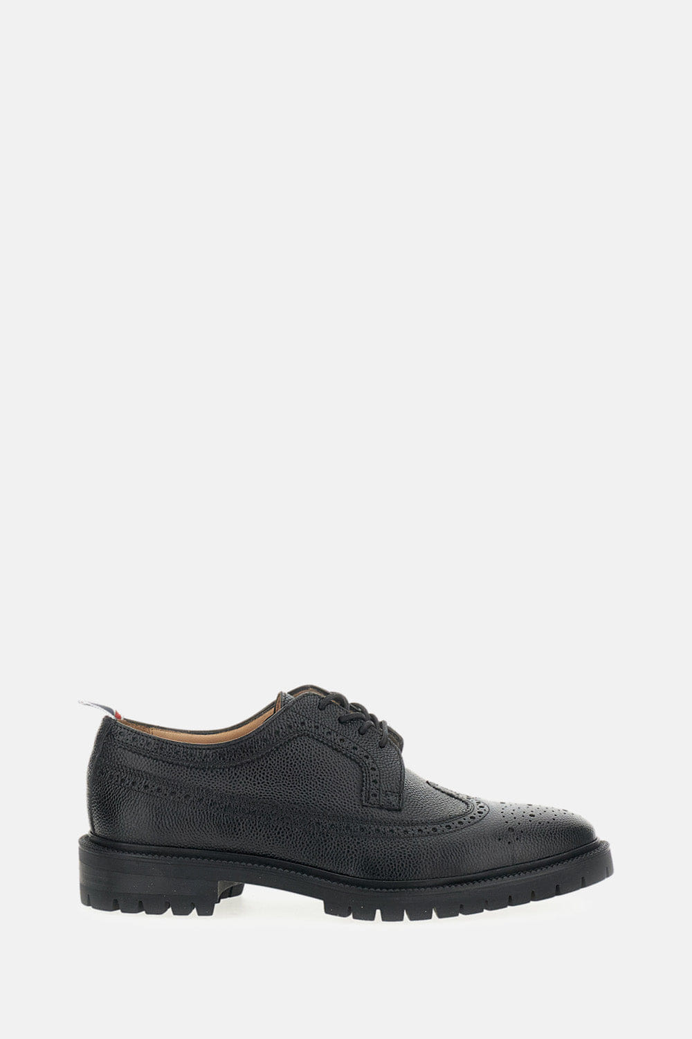 Thom Browne SCARPE BROGUE LONGWING IN PELLE MARTELLATA