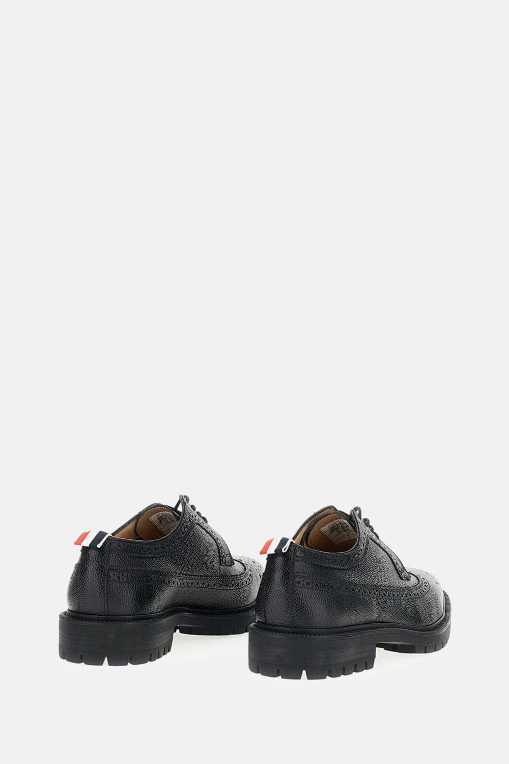 Thom Browne SCARPE BROGUE LONGWING IN PELLE MARTELLATA