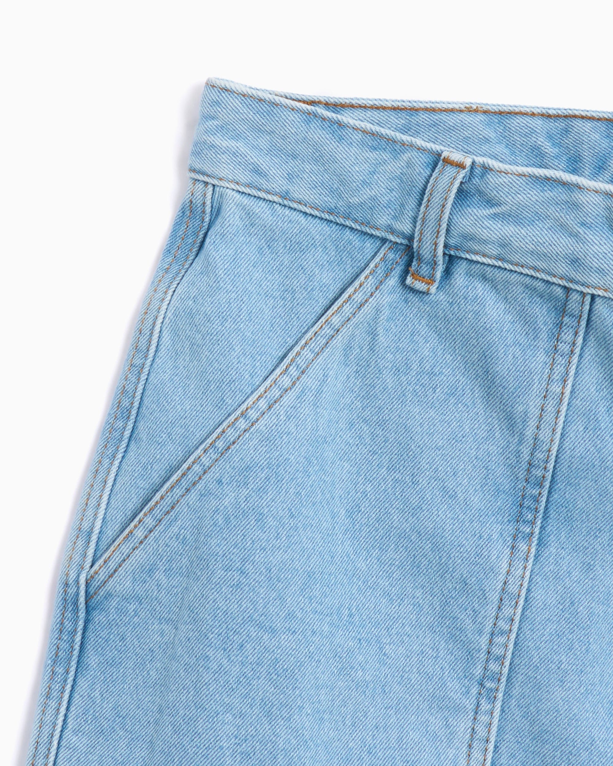 Maison Kitsuné Pantalones cortos Maison Kitsuné Maison Kitsuné Workwear Men's Denim Shorts para hombre