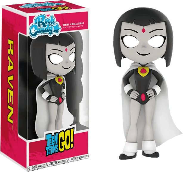 Funko Teen Titans Go! - Raven (white) US Exclusive Rock Candy