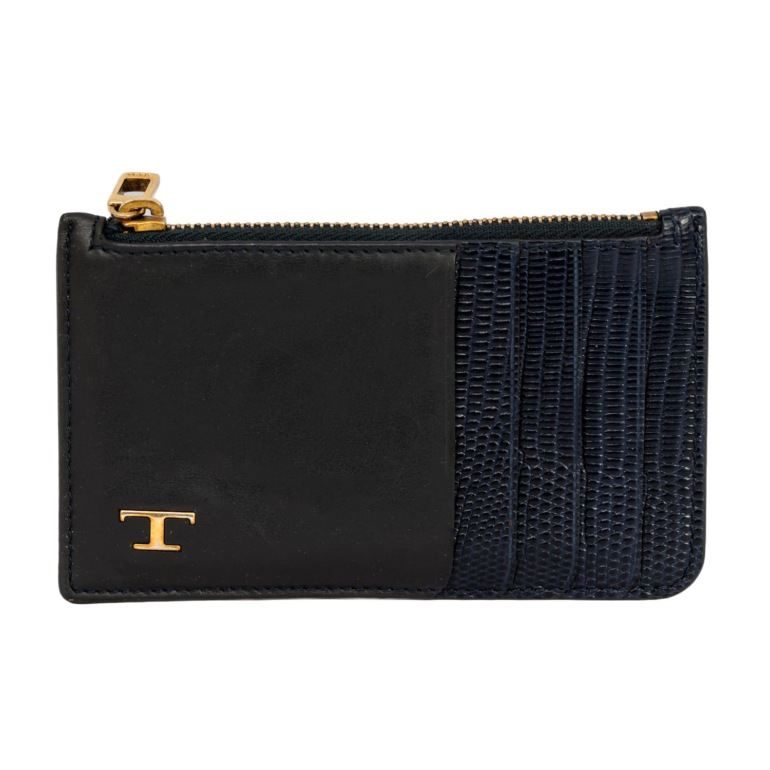 TOD’S ICONIC METAL T TIMELESS LOGO CARD HOLDER