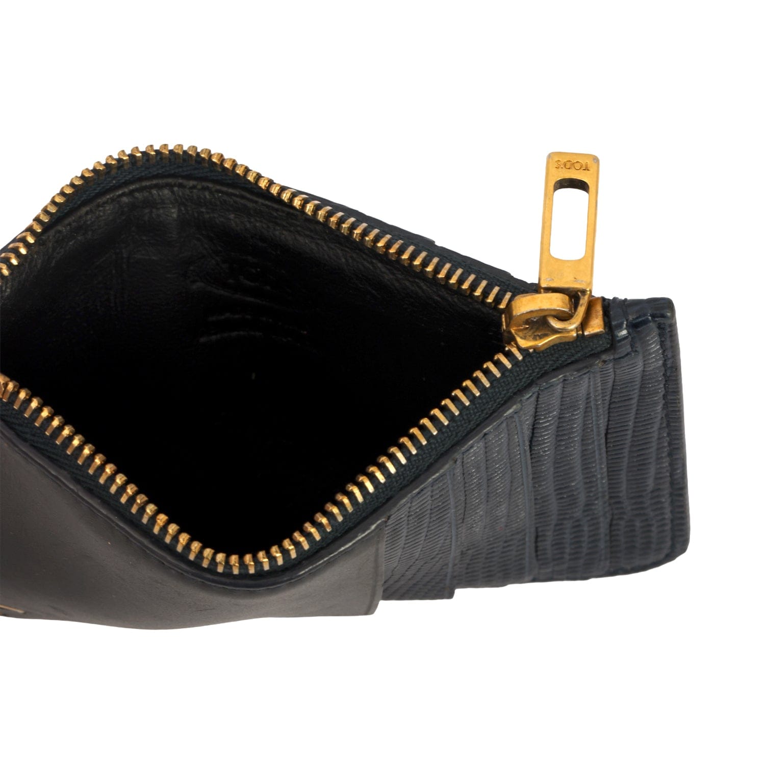 TOD’S ICONIC METAL T TIMELESS LOGO CARD HOLDER