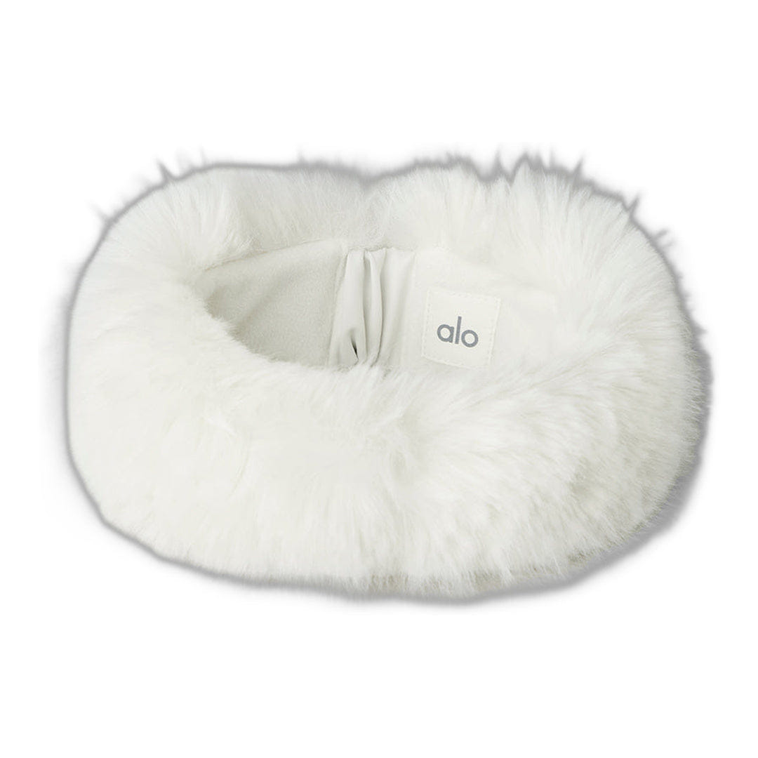 ALO Yoga alo Opulent Faux Fur Wintersun Headband - Ivory