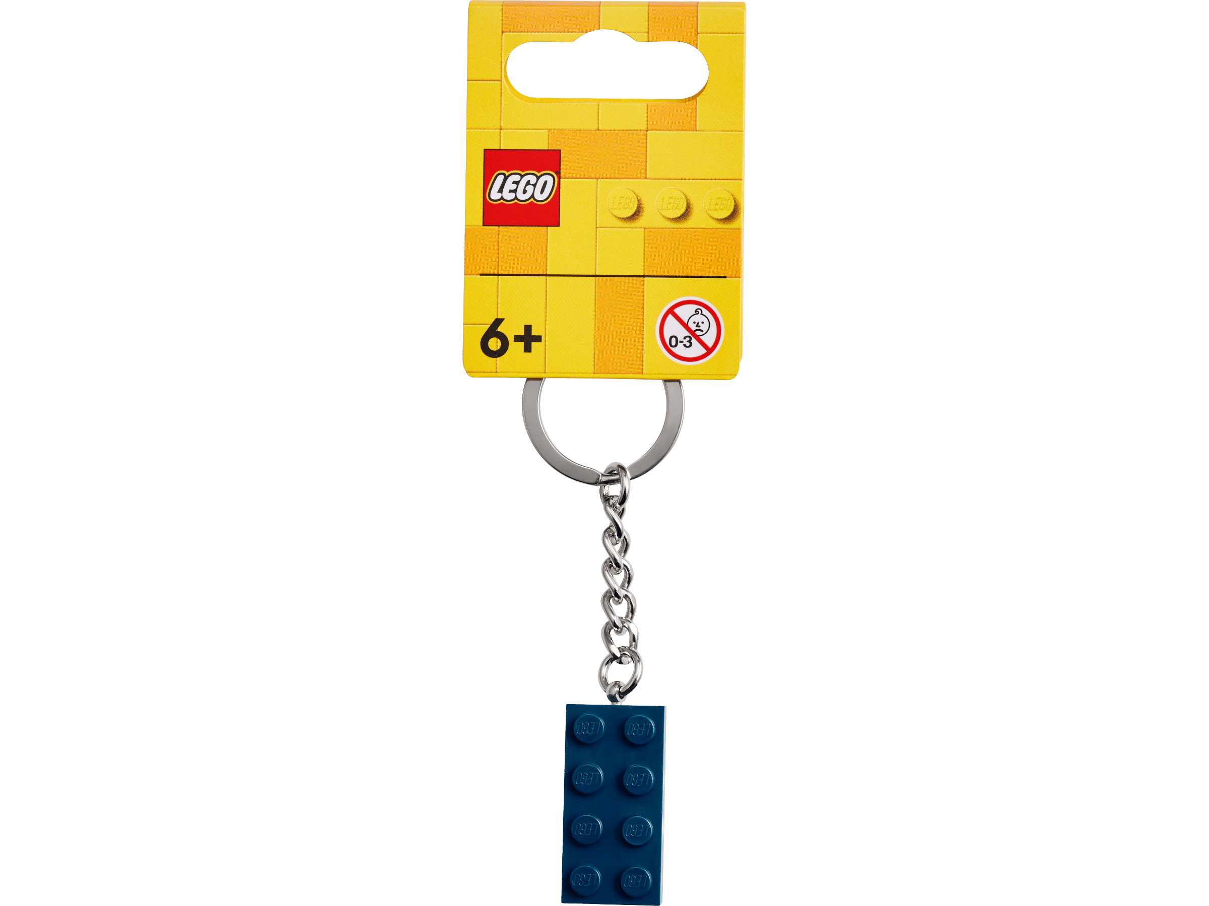 LEGO Earth Blue 2x4 Keyring Key Chain 854237
