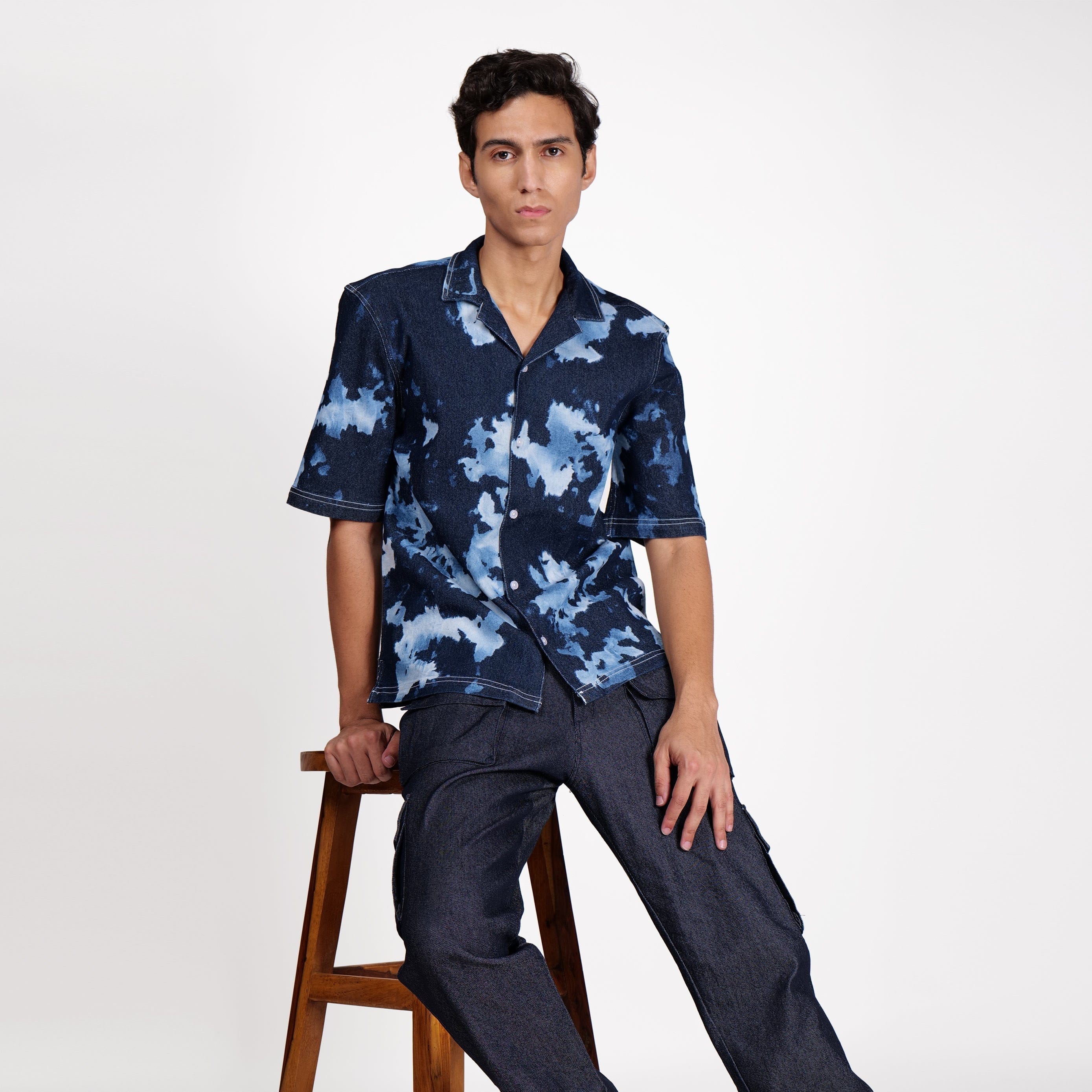 The Khwaab Abstract Wash Shirt