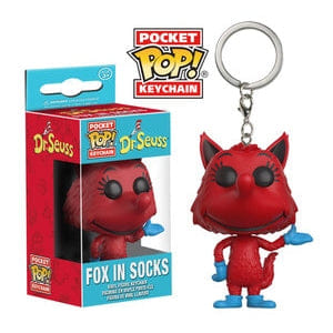 Funko Dr. Seuss Pocket Pop! Keychain Fox in Socks