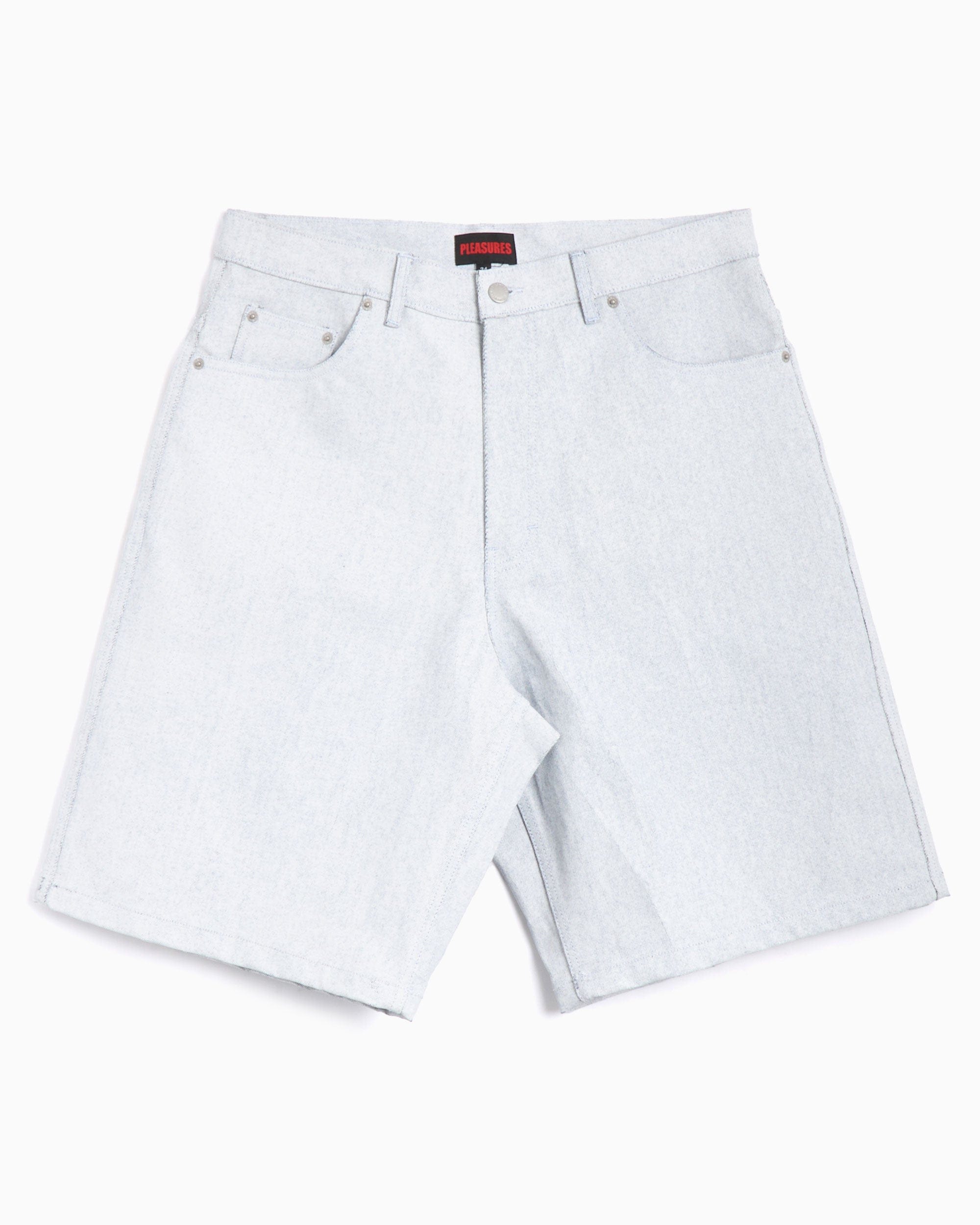 Pleasures Pantalones cortos Relaxed Pleasures Whiteout Men's Baggy Jorts para hombre