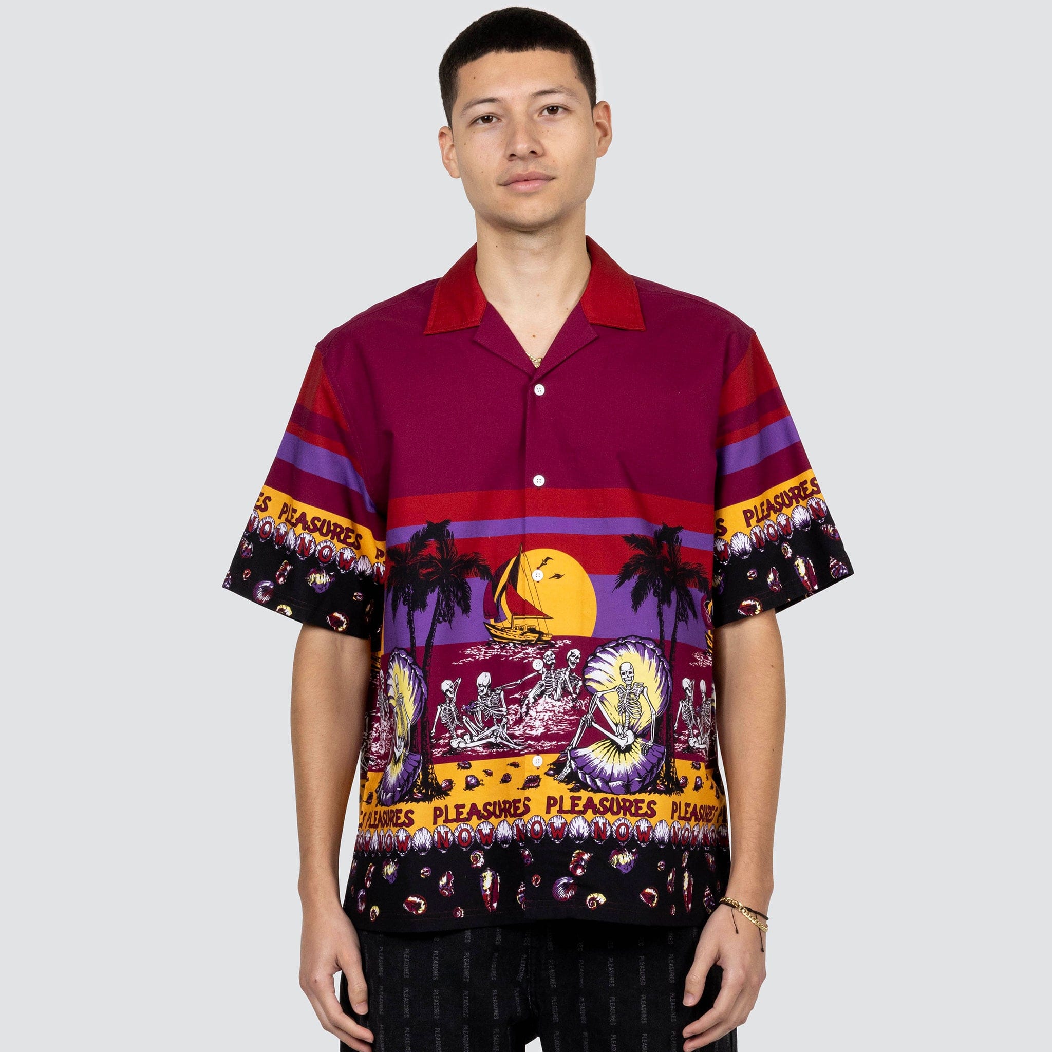 Pleasures BEACH BUTTON DOWN Shirt