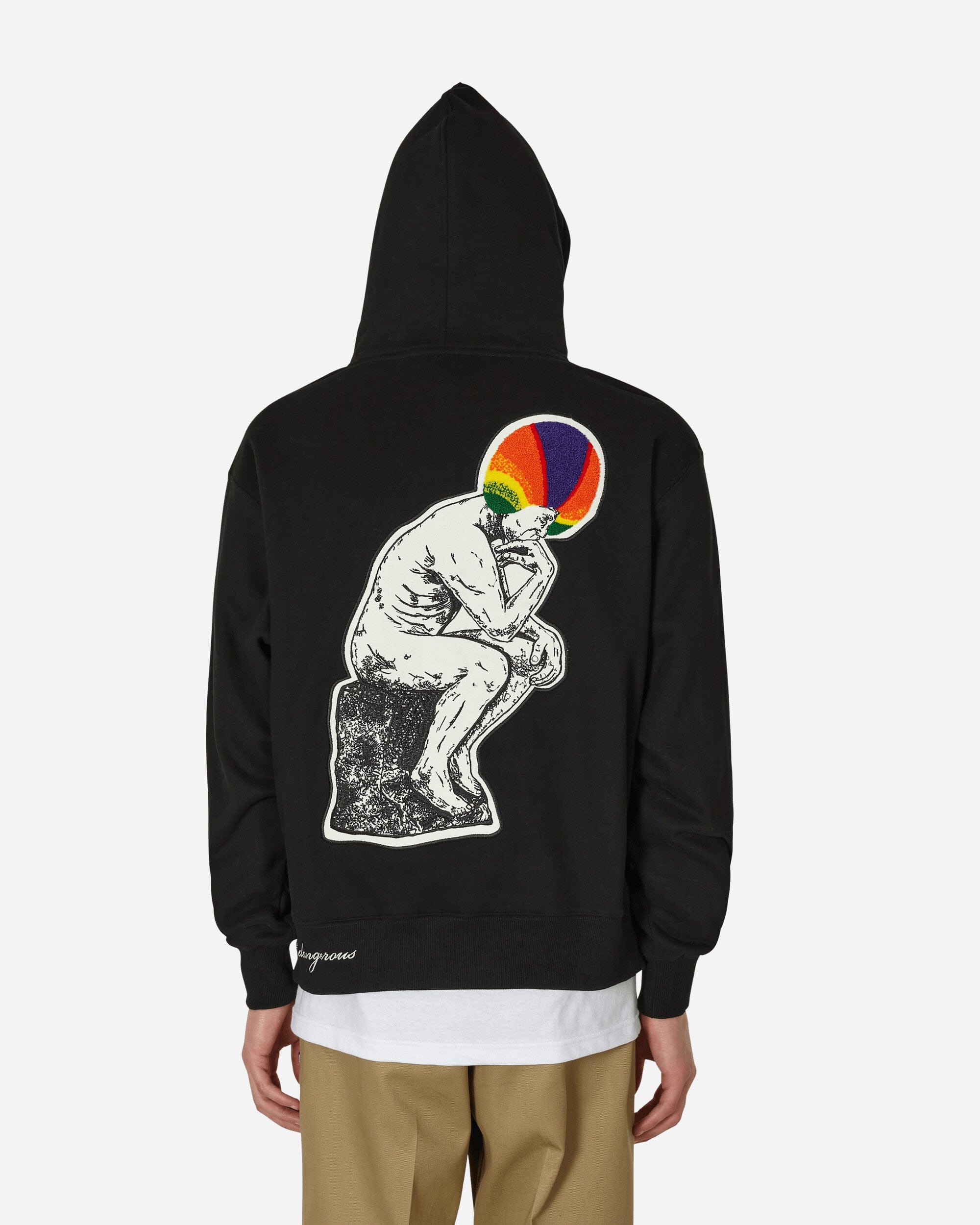 Pleasures Discourse Hooded Sweatshirt Black
