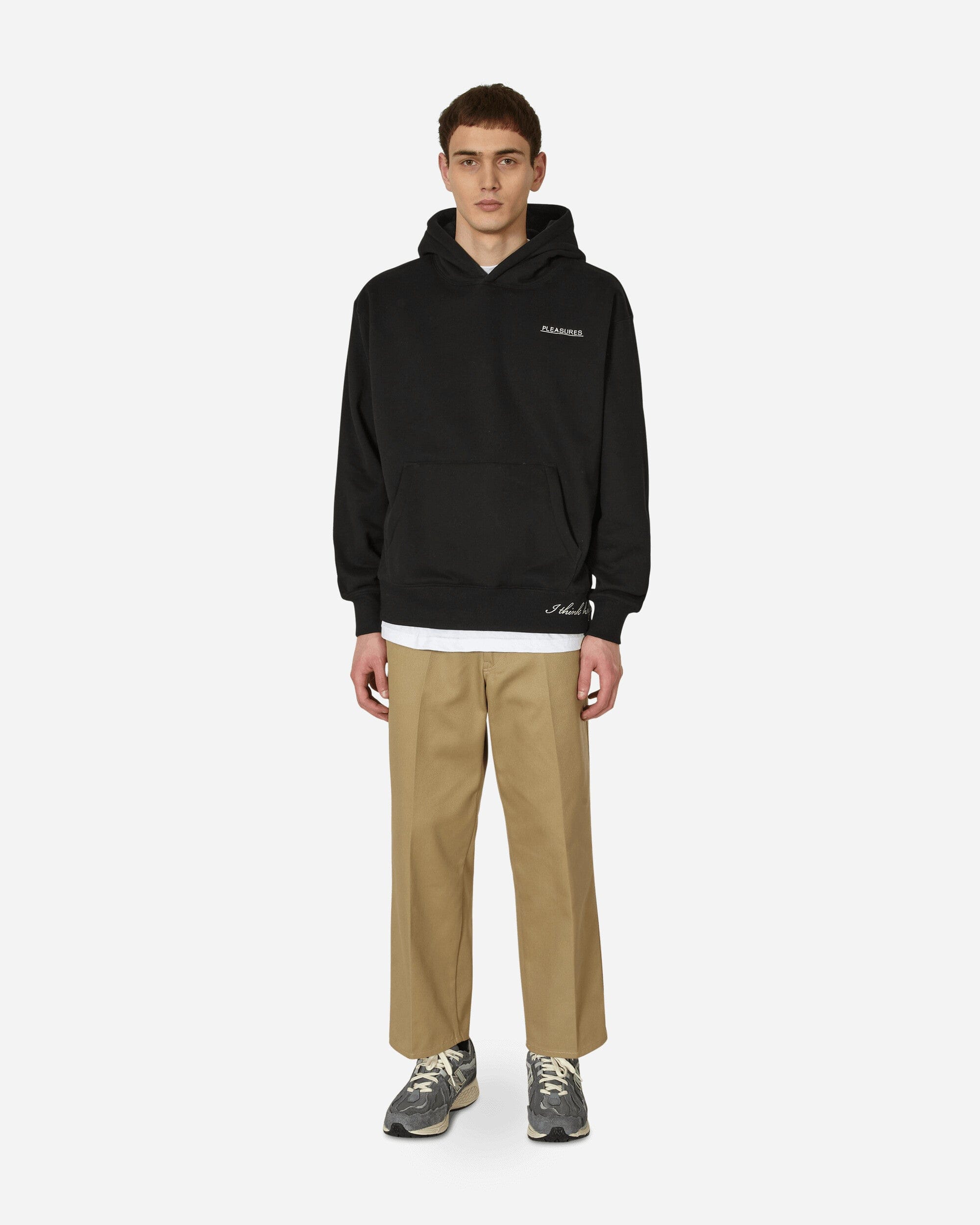 Pleasures Discourse Hooded Sweatshirt Black