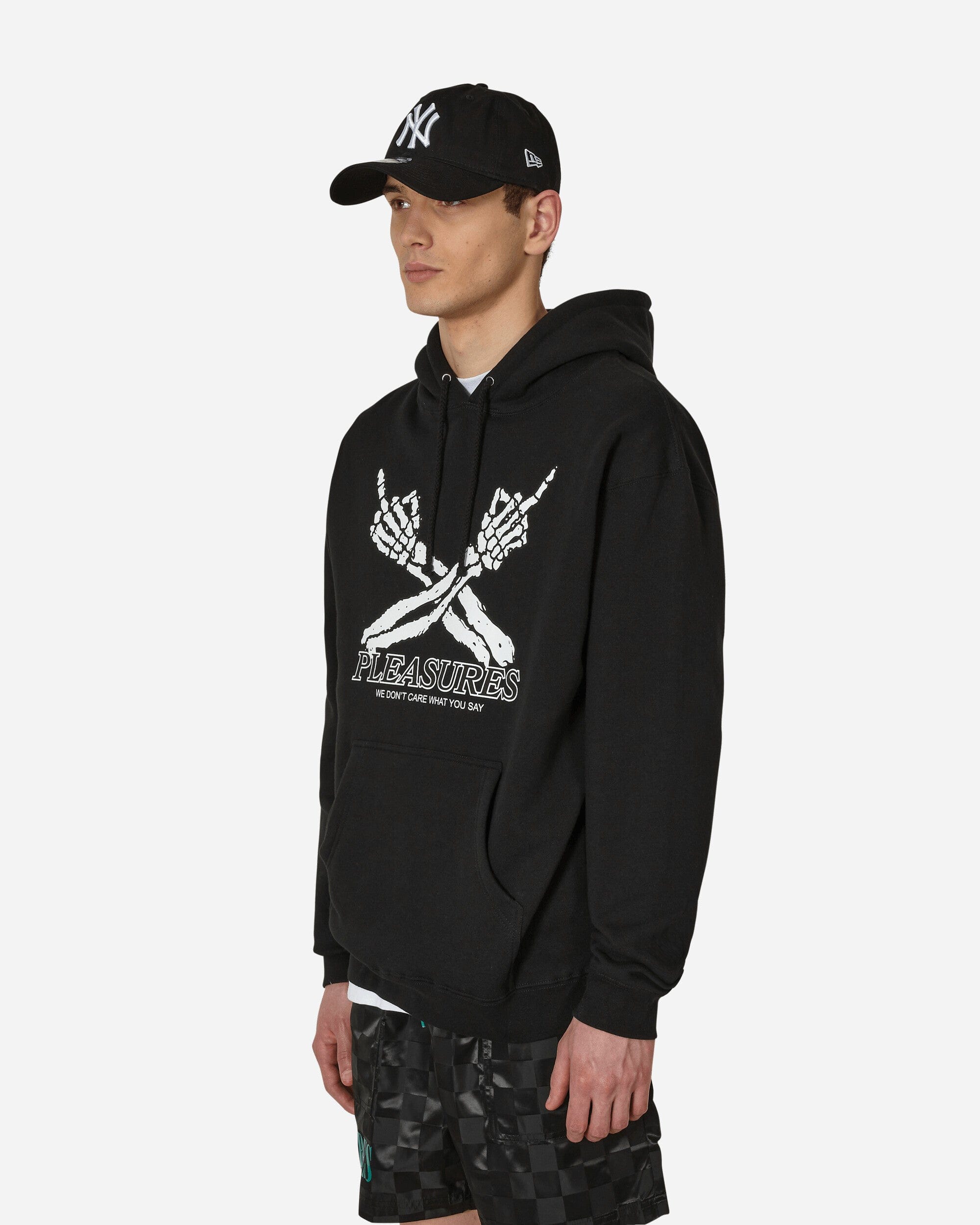Pleasures Don't Care Hooded Sweatshirt Black