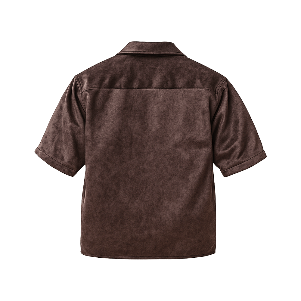 Resa Suede Bowling Shirt