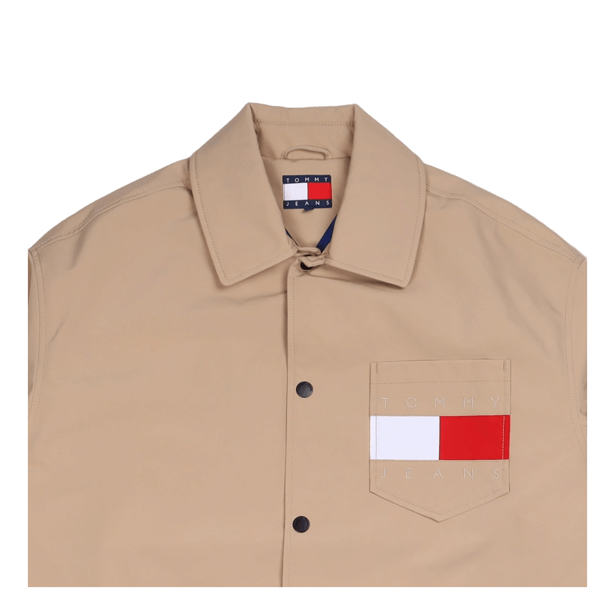 Tommy Jeans Tjcu Flag Coach Jacket Horseradish