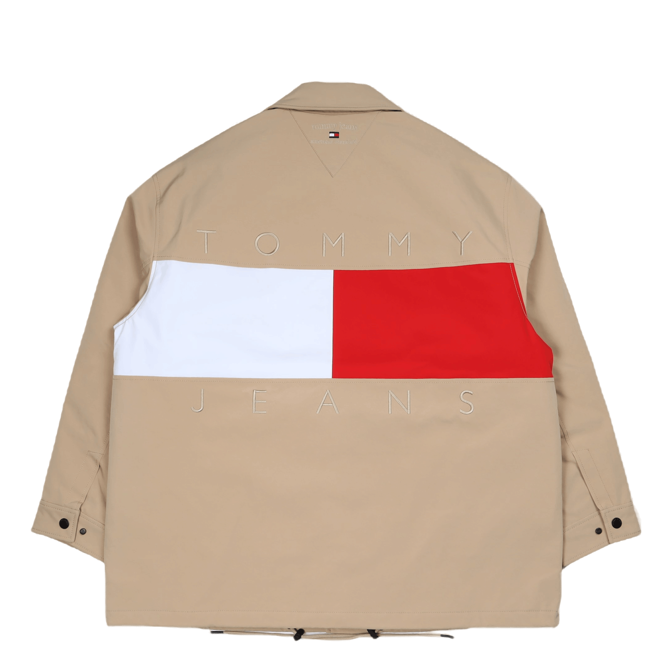Tommy Jeans Tjcu Flag Coach Jacket Horseradish