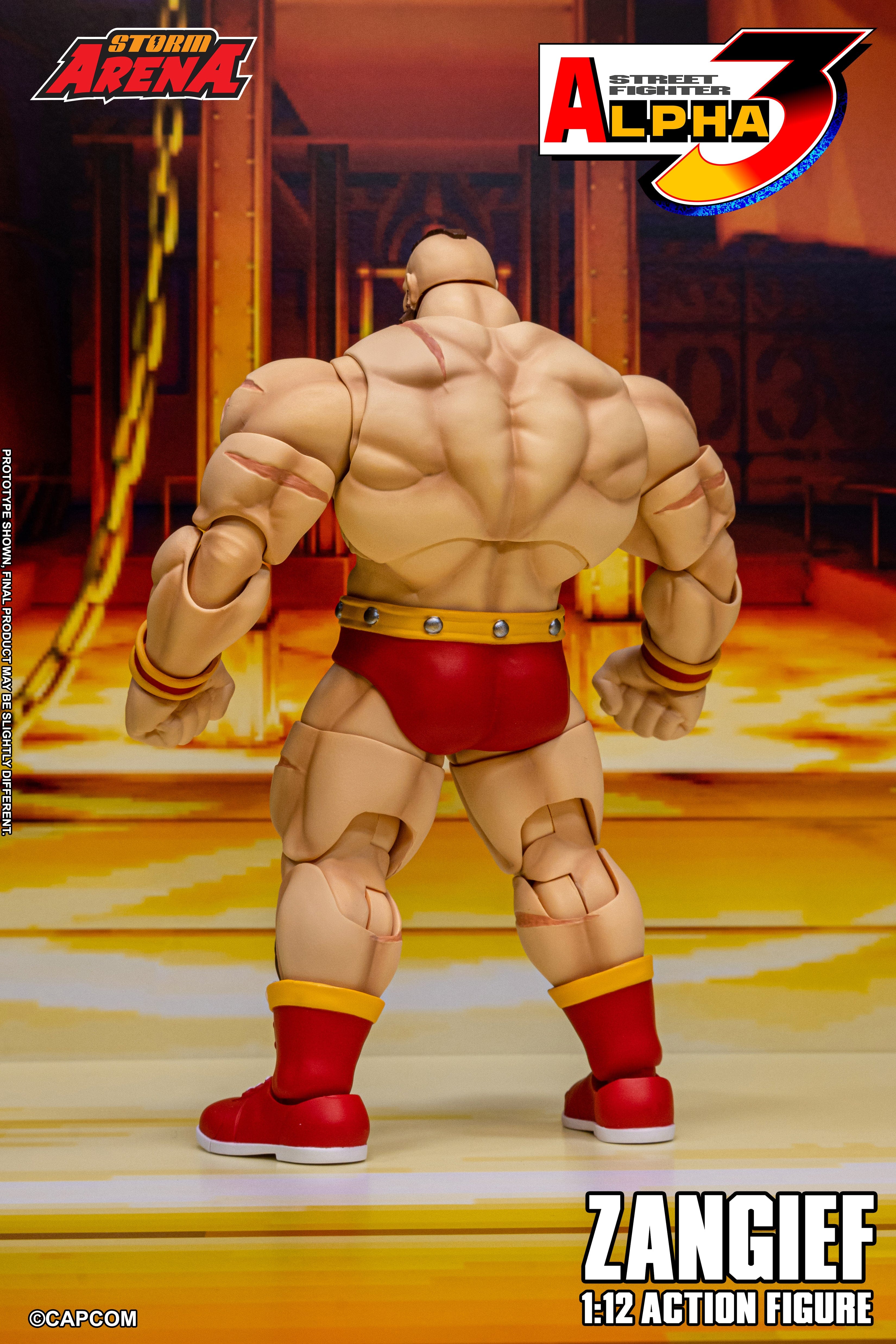 Bandai **Pre Order**Storm Arena ZANGIEF - STREET FIGHTER ALPHA 3 1/12 Action Figure
