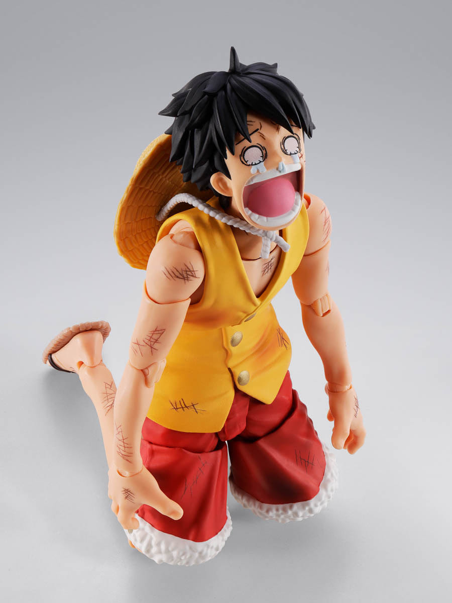 Bandai S.H. Figuarts Monkey D Luffy - Summit War of Marineford - One Piece, Action Figure
