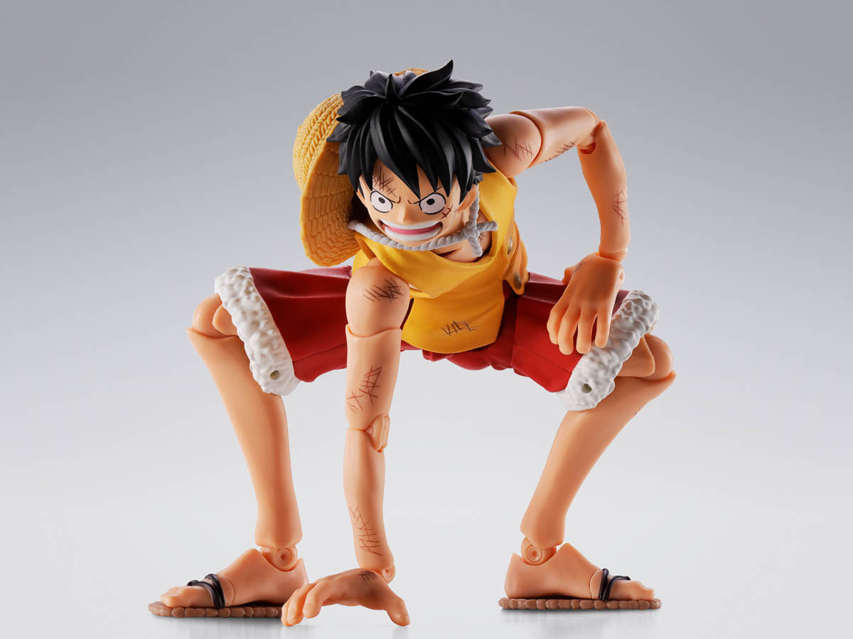 Bandai S.H. Figuarts Monkey D Luffy - Summit War of Marineford - One Piece, Action Figure
