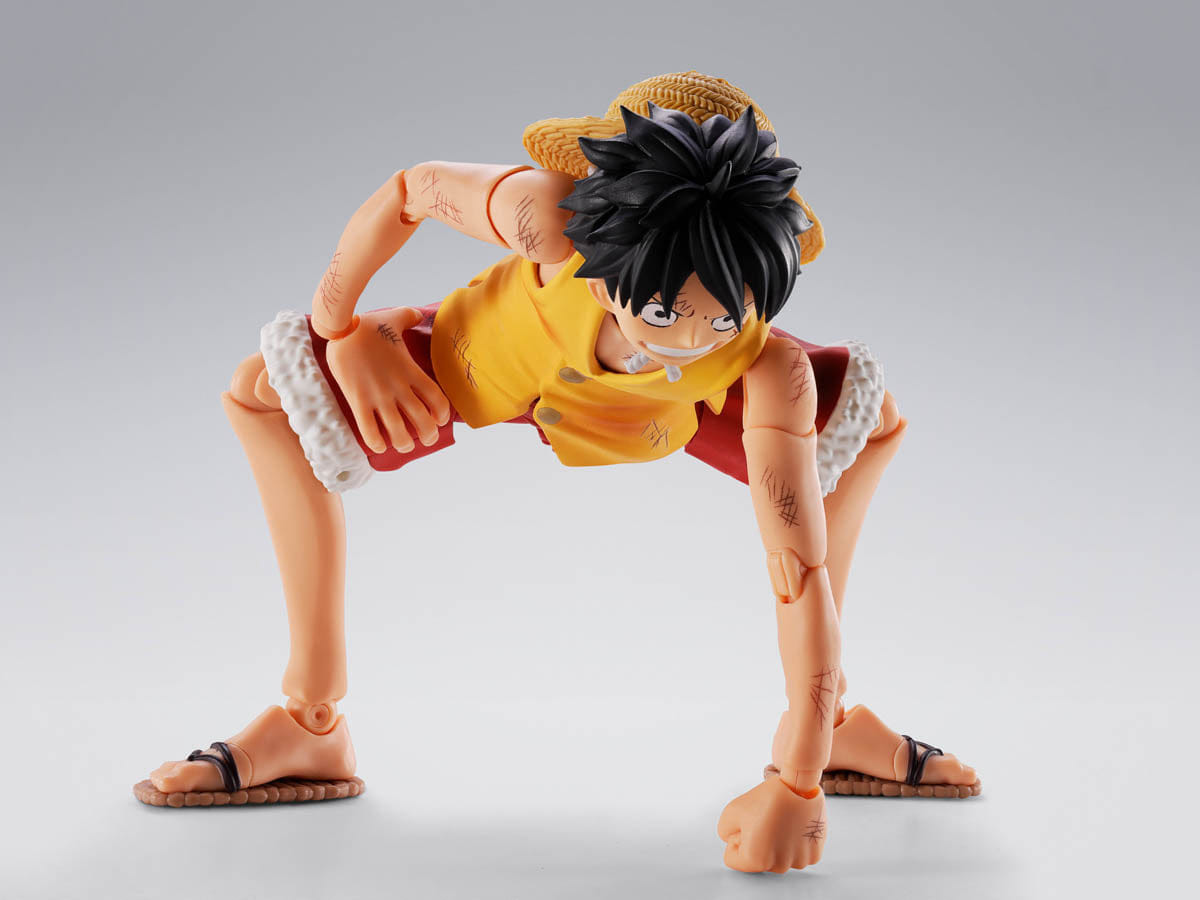 Bandai S.H. Figuarts Monkey D Luffy - Summit War of Marineford - One Piece, Action Figure