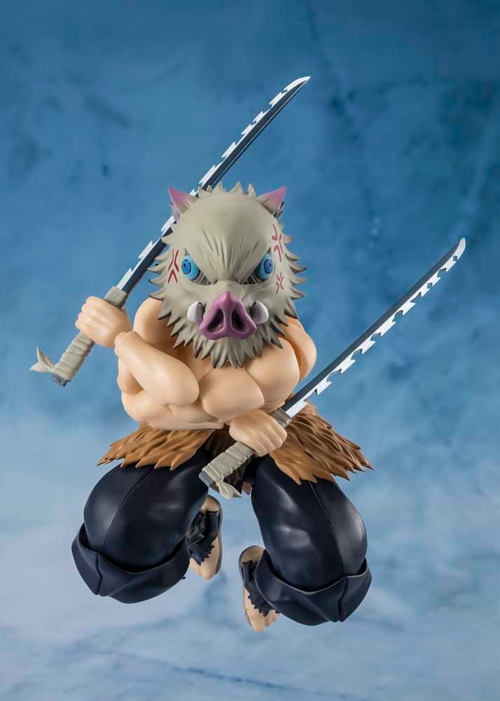 Bandai **Pre Order**S.H. Figuarts Inosuke Hashibira Demon Slayer: Kimetsu no Yaiba Action Figure