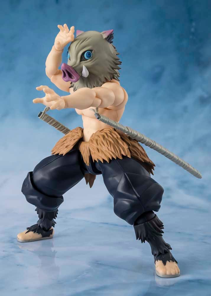 Bandai **Pre Order**S.H. Figuarts Inosuke Hashibira Demon Slayer: Kimetsu no Yaiba Action Figure