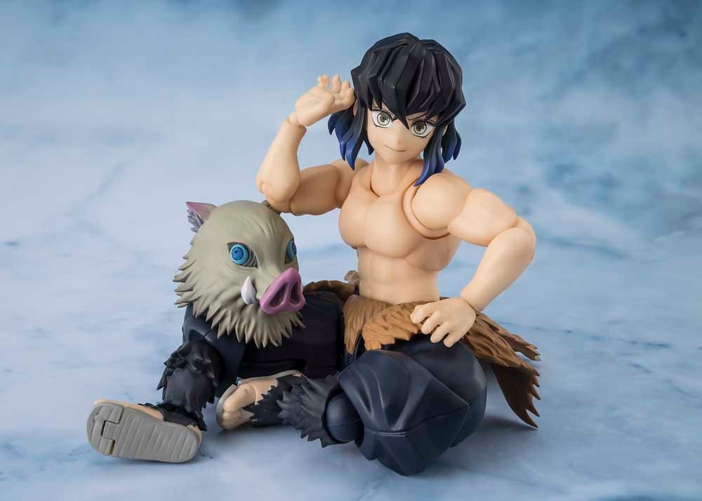 Bandai **Pre Order**S.H. Figuarts Inosuke Hashibira Demon Slayer: Kimetsu no Yaiba Action Figure