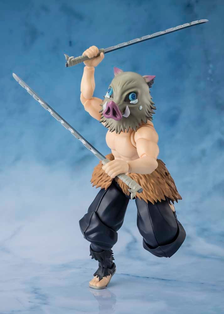 Bandai **Pre Order**S.H. Figuarts Inosuke Hashibira Demon Slayer: Kimetsu no Yaiba Action Figure