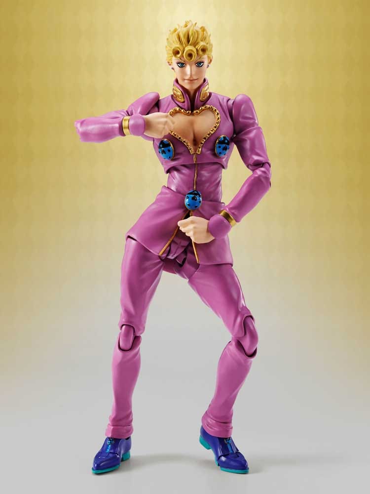 Bandai **Pre Order**S.H. Figuarts Giorno Giovanna "Jojo's Bizarre Adventure" Action Figure