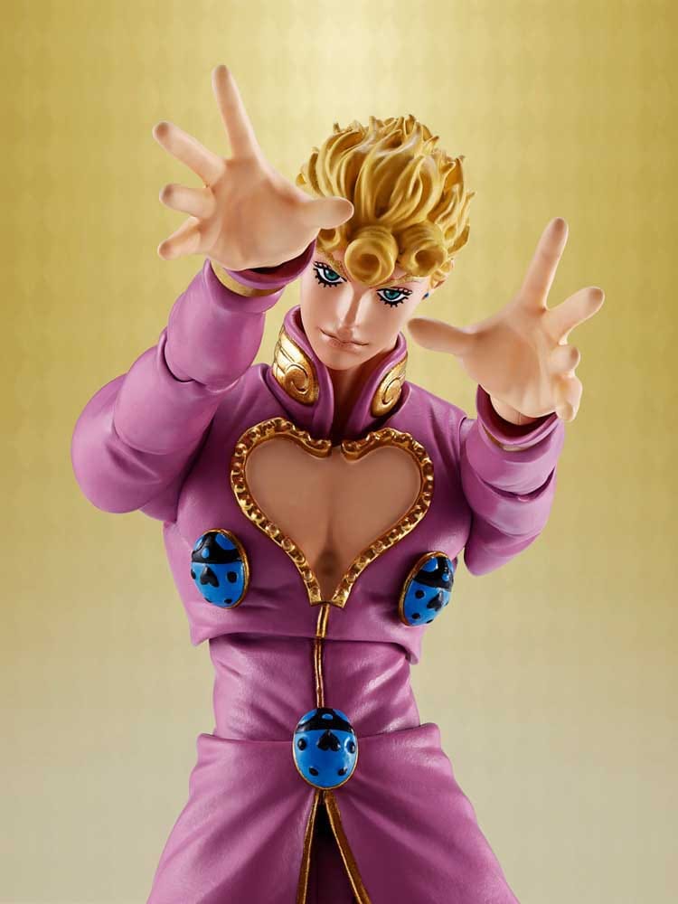 Bandai **Pre Order**S.H. Figuarts Giorno Giovanna "Jojo's Bizarre Adventure" Action Figure