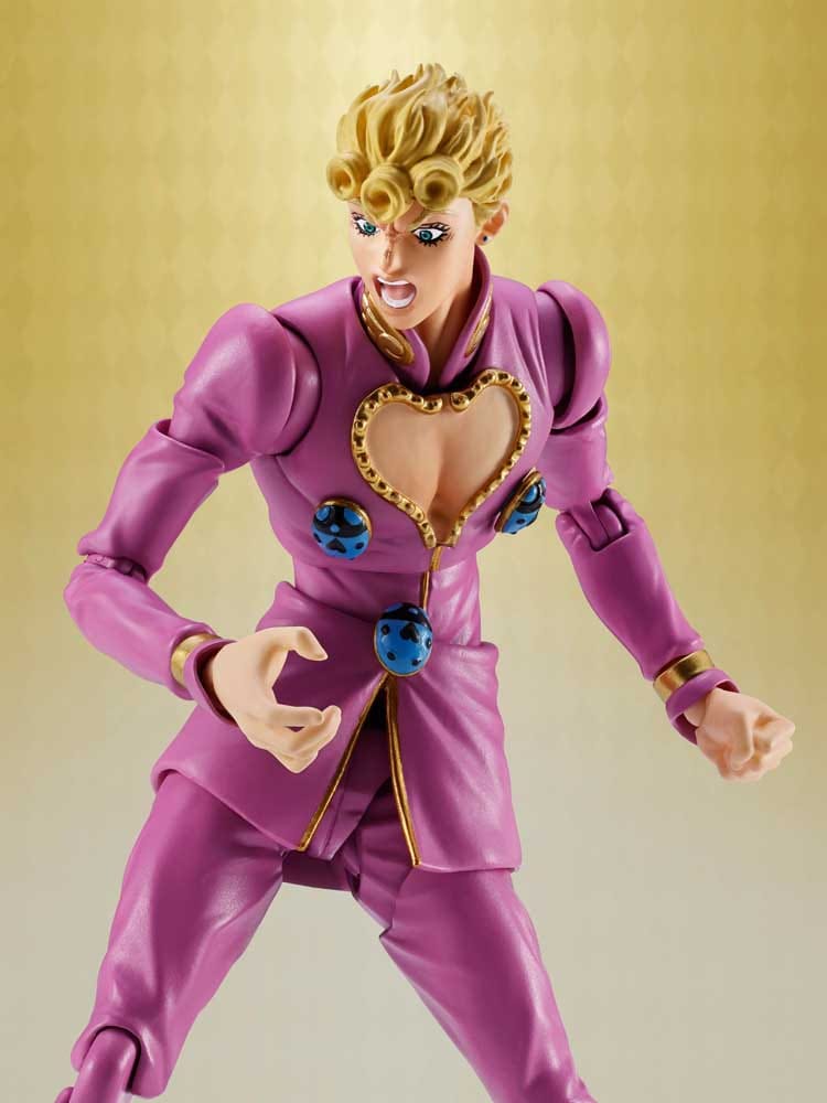 Bandai **Pre Order**S.H. Figuarts Giorno Giovanna "Jojo's Bizarre Adventure" Action Figure