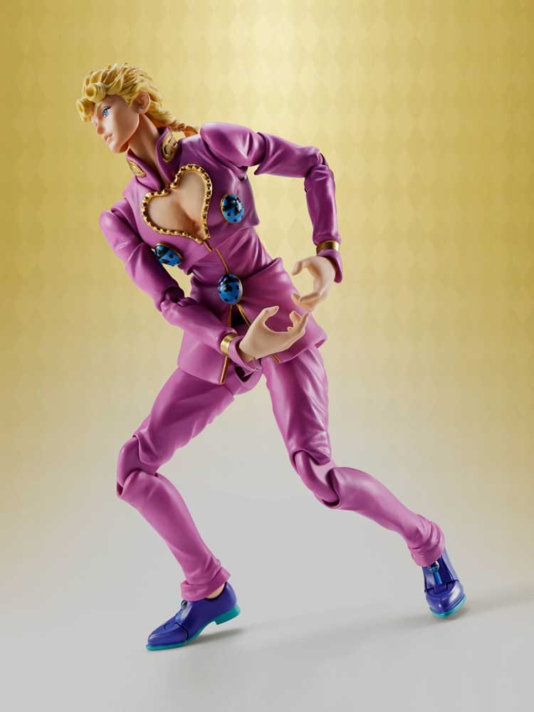 Bandai **Pre Order**S.H. Figuarts Giorno Giovanna "Jojo's Bizarre Adventure" Action Figure
