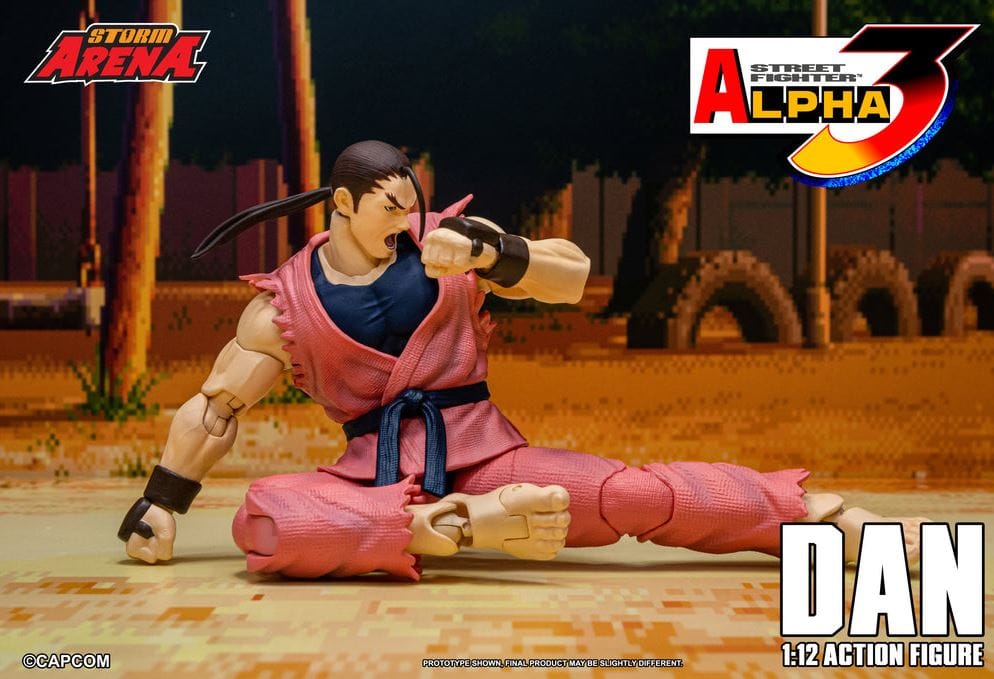 Bandai Storm Arena Street Fighter Alpha 3 Dan 1/12 Action Figure