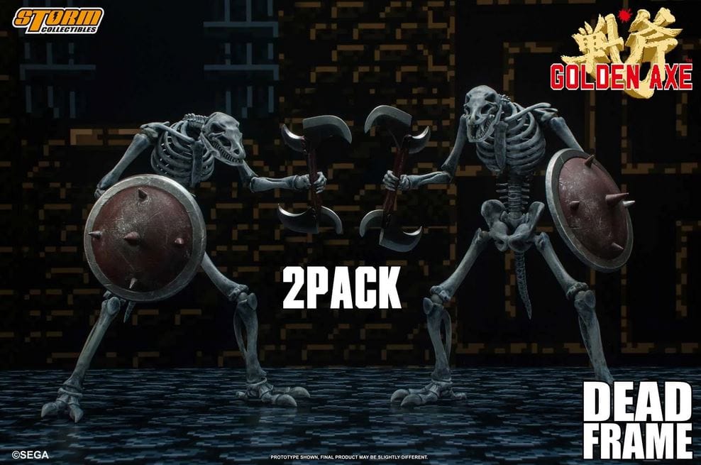 Bandai Storm Collectibles Dead Frame 2 Pack Golden Axe, Storm Collectibles 1/12 Action Figure