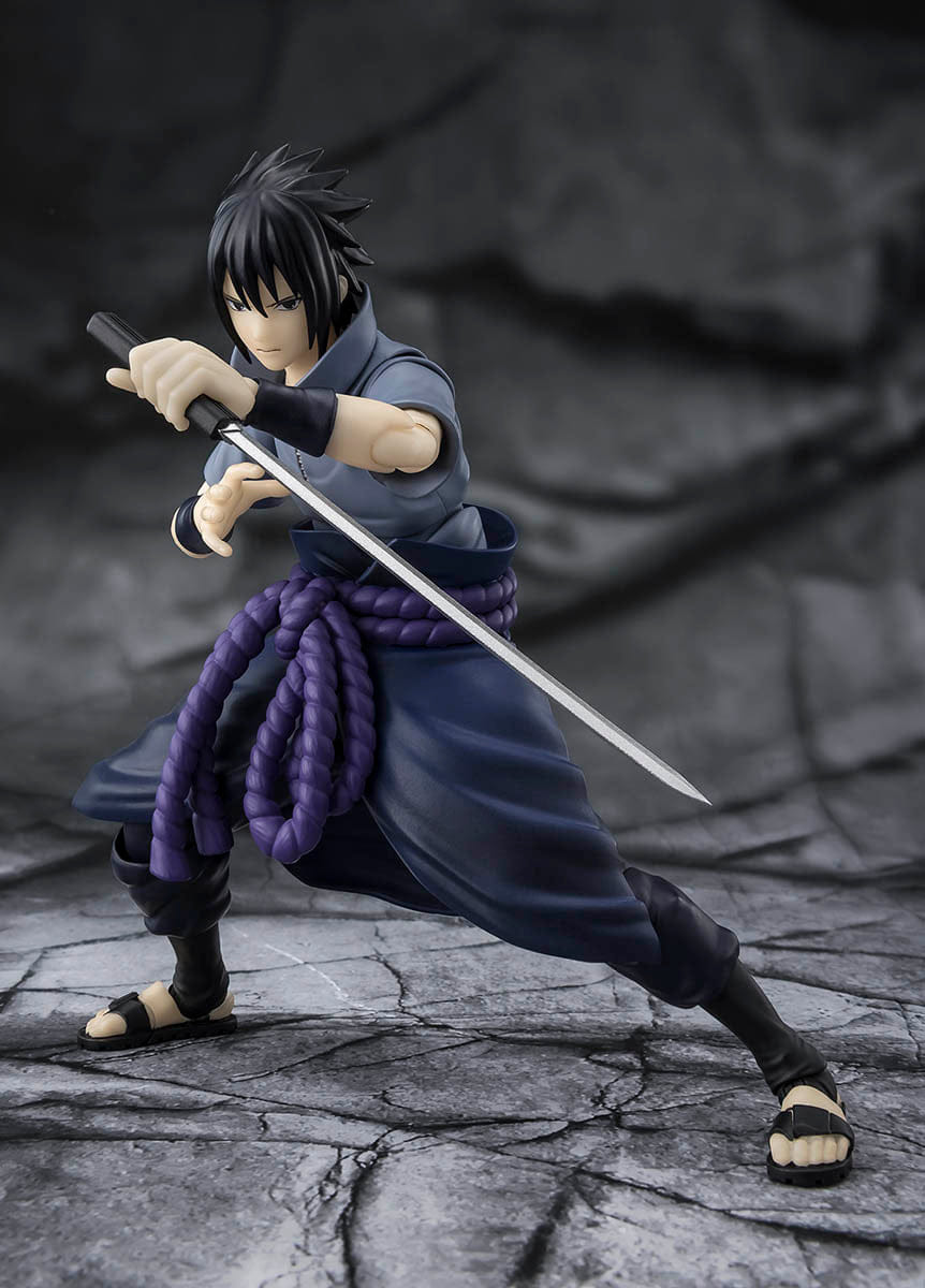 Bandai S.H. Figuarts Sasuke Uchiha - Solidary Shinobi - Naruto Action Figure