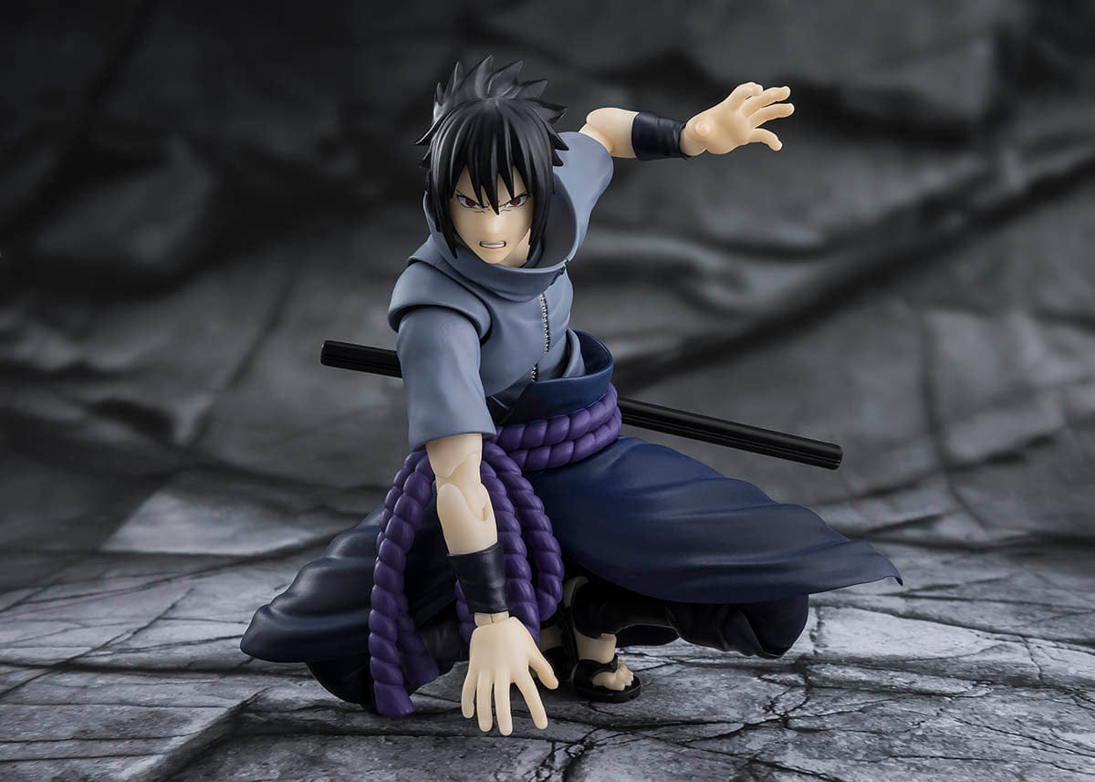 Bandai S.H. Figuarts Sasuke Uchiha - Solidary Shinobi - Naruto Action Figure