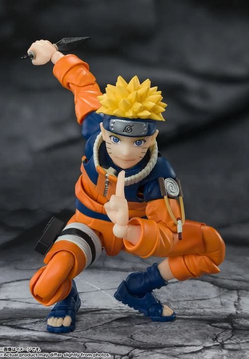 Bandai S.H. Figuarts Naruto Uzumaki The No.1 Most Unpredictable Ninja Naruto Action Figure