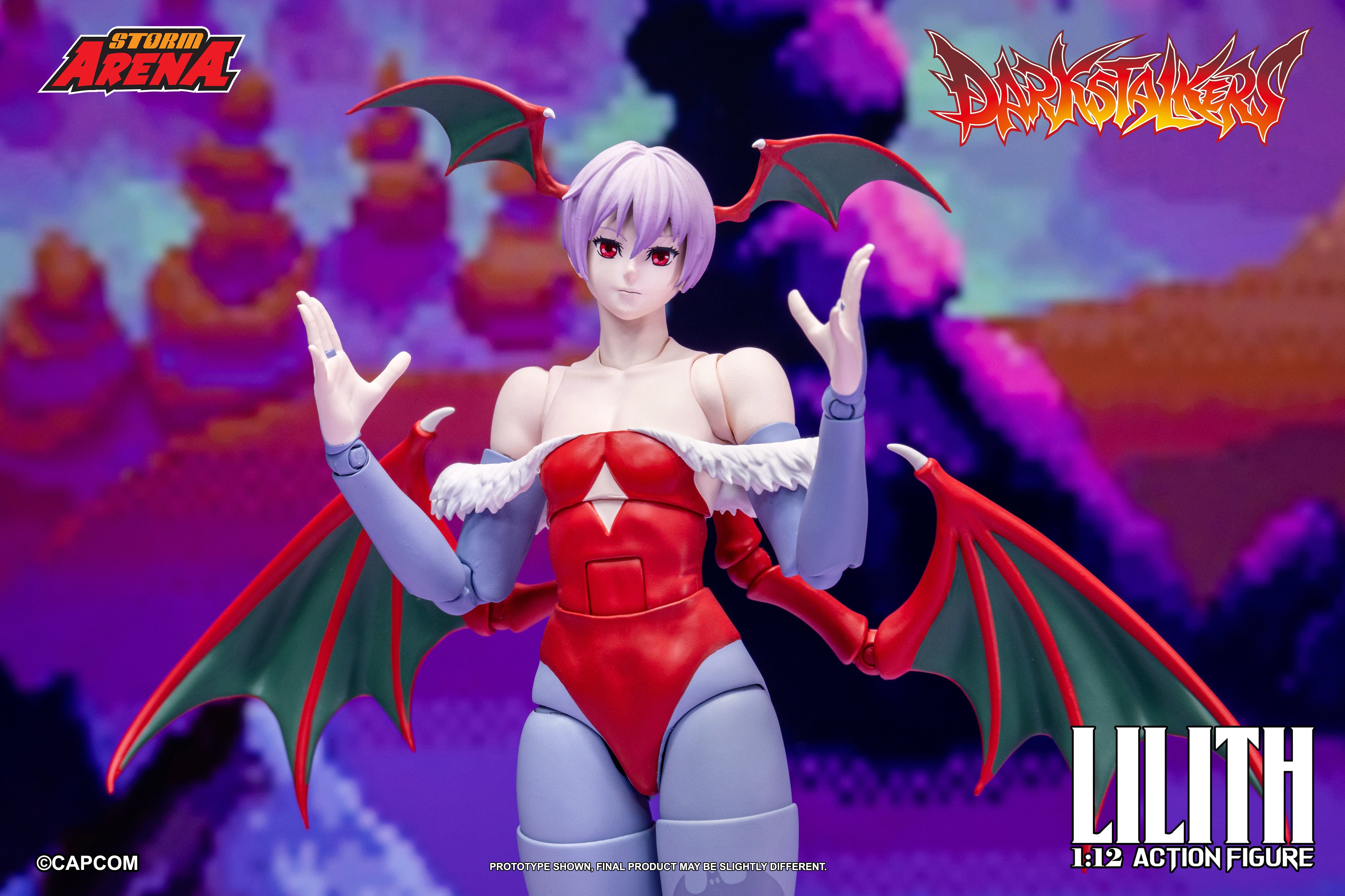 Bandai **Pre Order**Storm Arena LILITH DARKSTALKERS 1/12 Action Figure