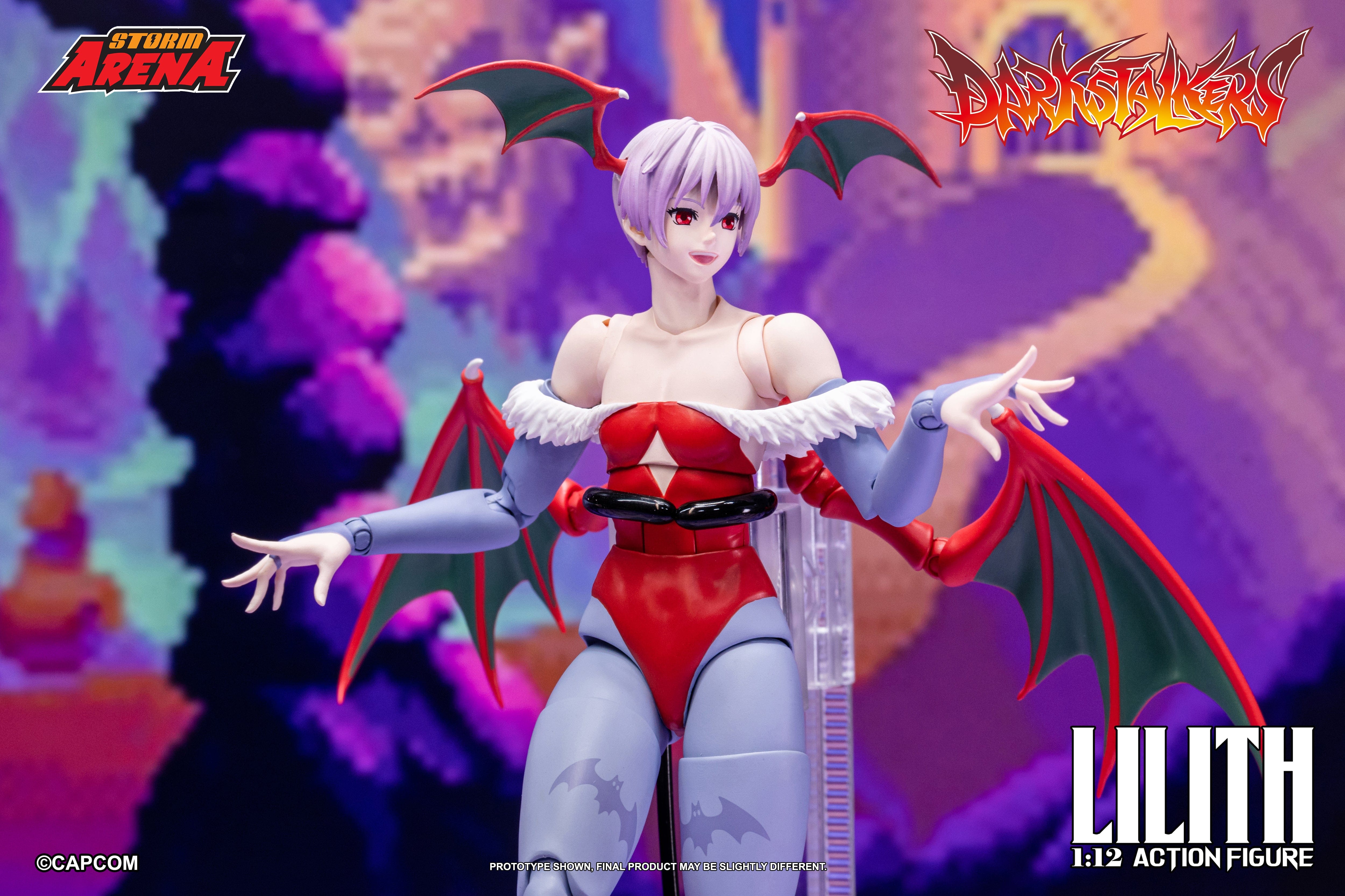 Bandai **Pre Order**Storm Arena LILITH DARKSTALKERS 1/12 Action Figure